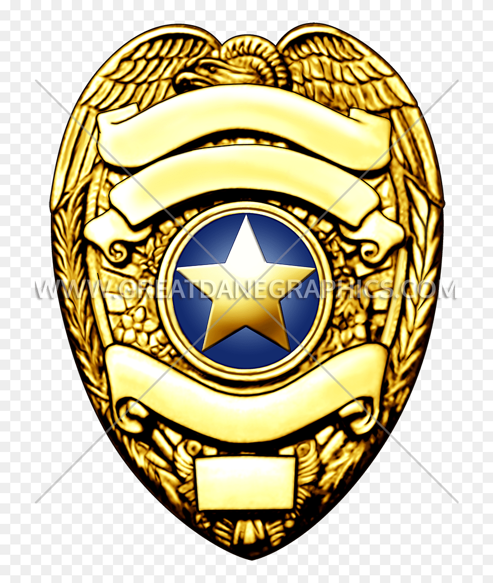 Wonderful Printable Police Badges Badge Coloring, Gold, Logo, Symbol Png