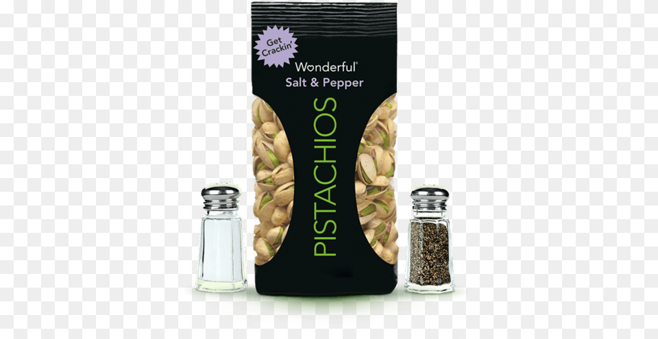 Wonderful Salt Amp Pepper Pistachios Wonderful Pistachio Salt And Pepper, Food, Produce Free Png