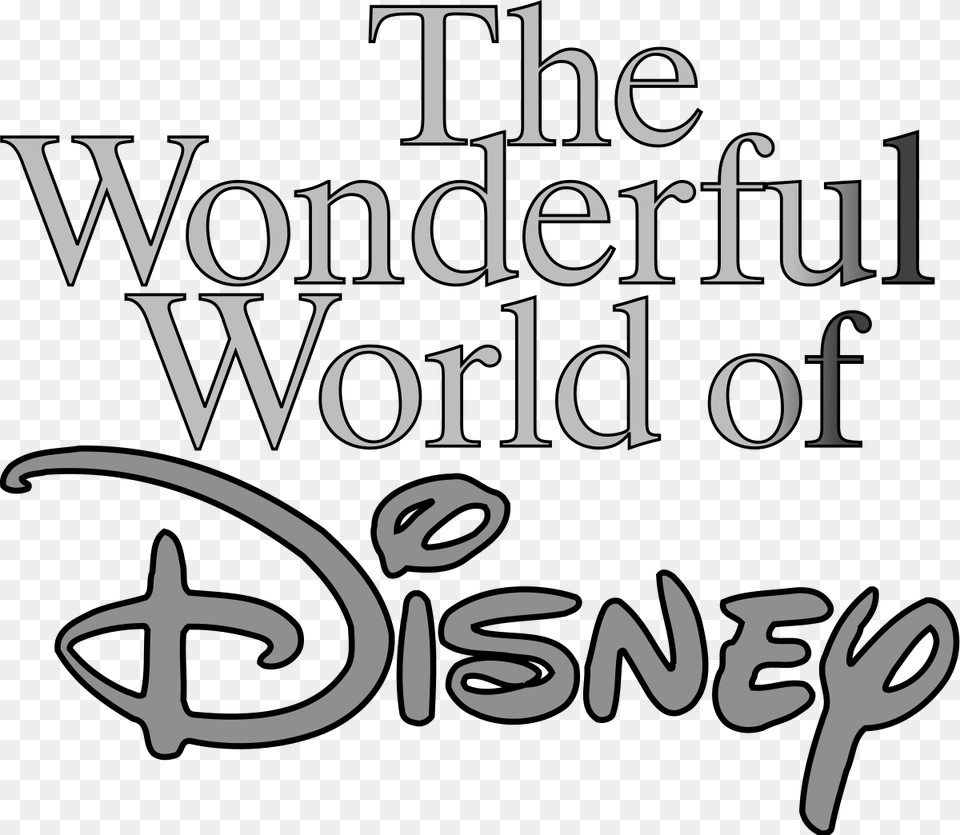 Wonderful World Of Disney Logo, Text Png