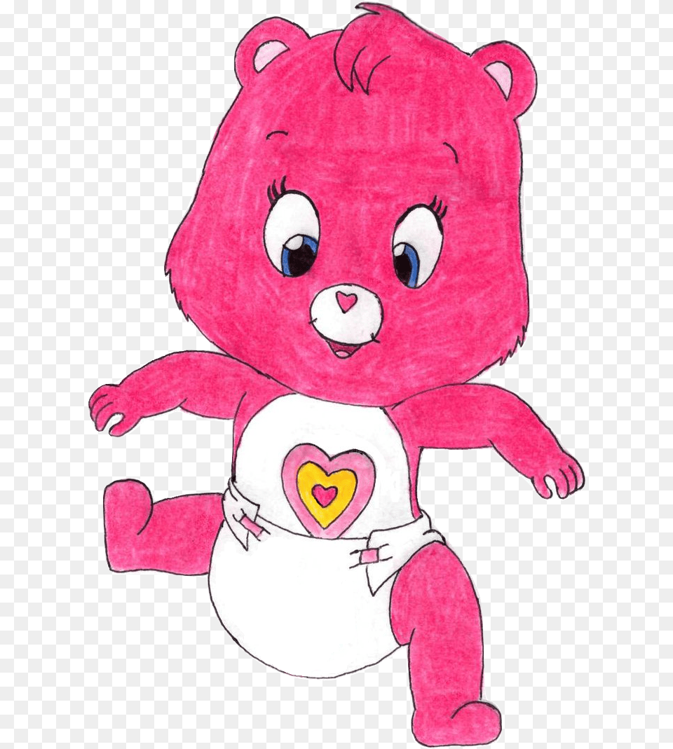 Wonderheart Bear In Diapers Care Bear In Diaper, Toy, Baby, Person, Plush Free Transparent Png