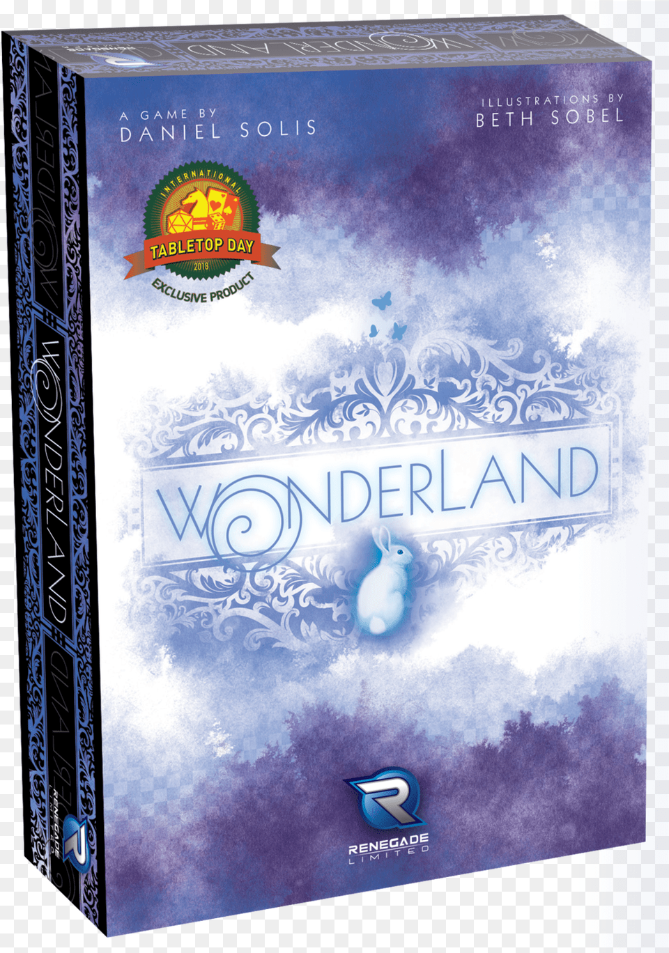 Wonderland Box3d Rgb Renegade Game Studios, Book, Novel, Publication Free Transparent Png