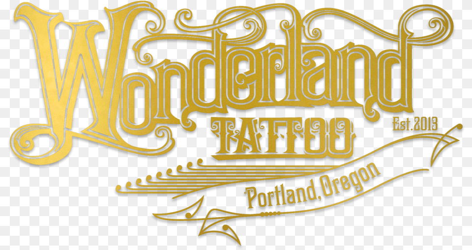 Wonderland Tattoo Wonderland Tattoo Logo, Text, Calligraphy, Handwriting, Architecture Free Transparent Png