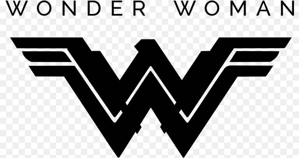 Wonderwoman Mt Black Wonder Woman Logo, Gray Free Transparent Png