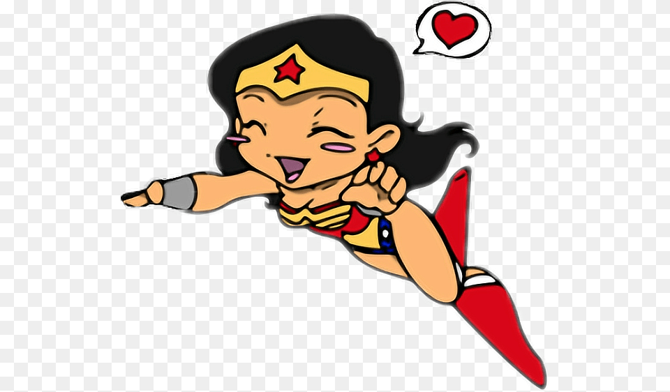 Wonderwoman Sticker Batman Wonder Woman, Baby, Person, Face, Head Png Image