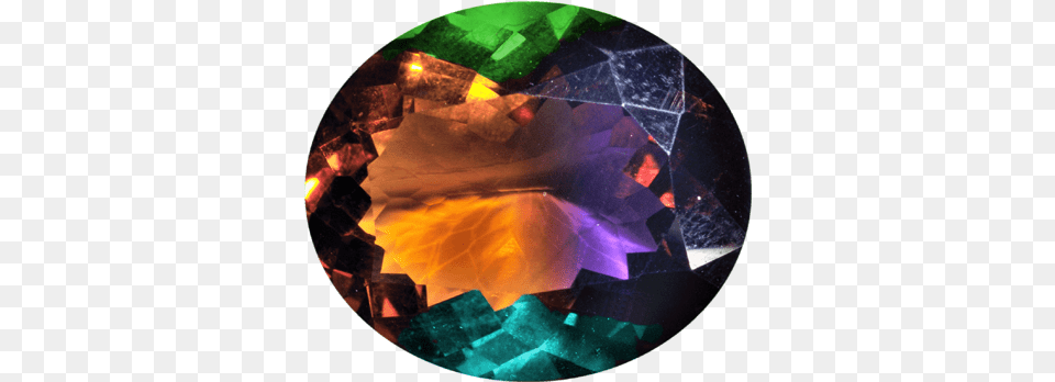 Wondrous Rainbow Gem Crystal, Accessories, Jewelry, Gemstone, Mineral Png