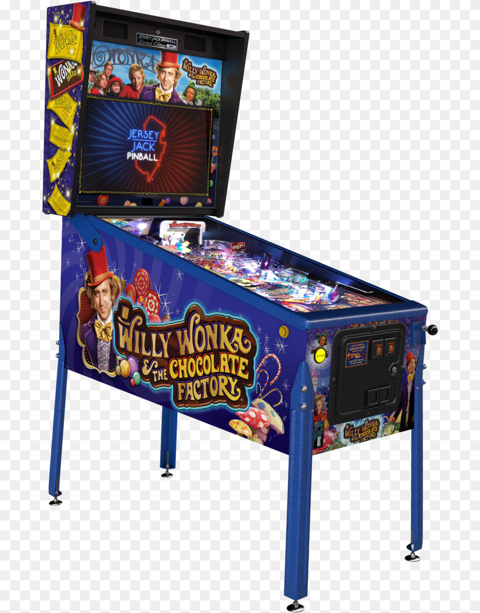 Wonka Le Cabinet Left, Arcade Game Machine, Game, Person, Head Free Png