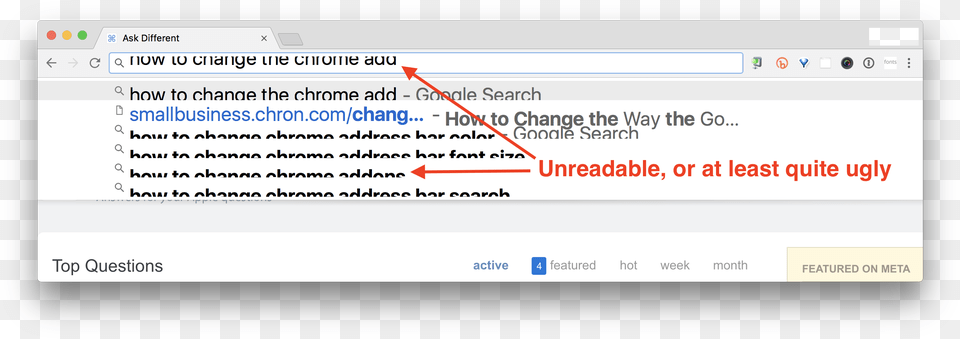 Wonky Font Size Makes Chrome Silly, File, Webpage, Page, Text Png Image