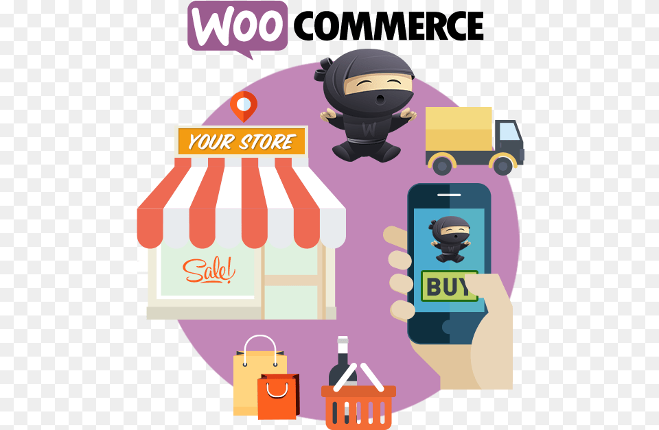 Woocommerce In A Nutshell We Know Ecommerce Toronto Ecommerce Woocommerce, Cream, Dessert, Food, Ice Cream Png Image