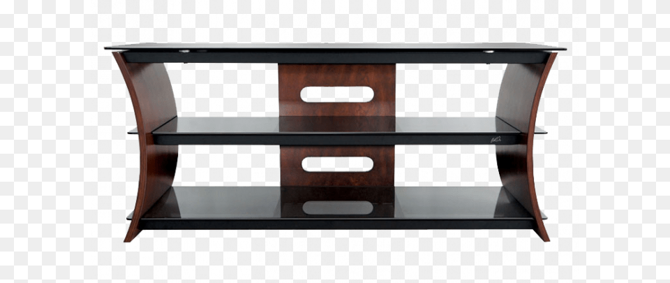 Wood And Glass Tv Stand, Furniture, Shelf, Table, Sideboard Png Image