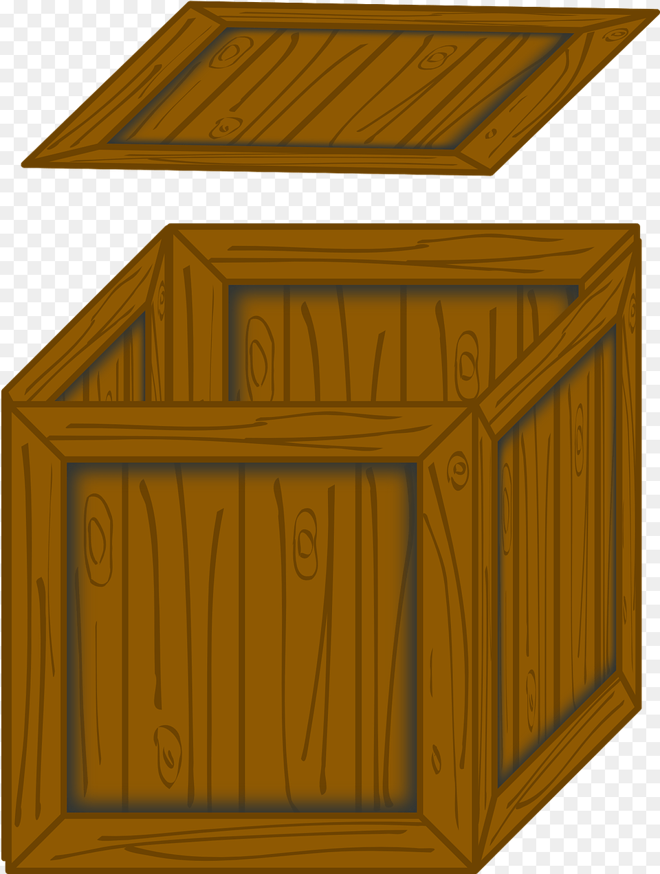 Wood Box With Background, Crate Free Png