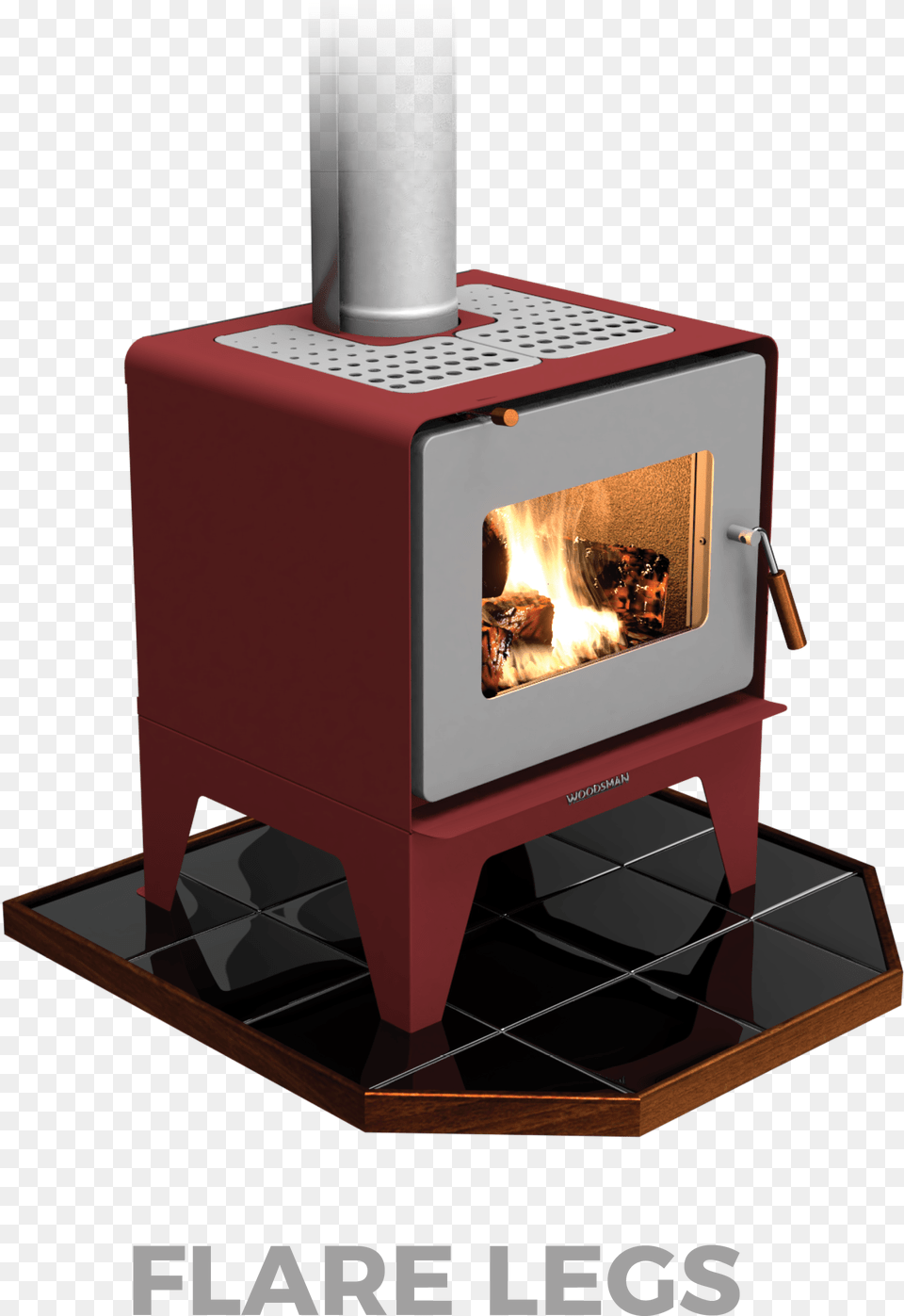 Wood Burners Christchurch Woodsman Fires Woodsman Flare Legs, Fireplace, Indoors, Hearth, Device Png