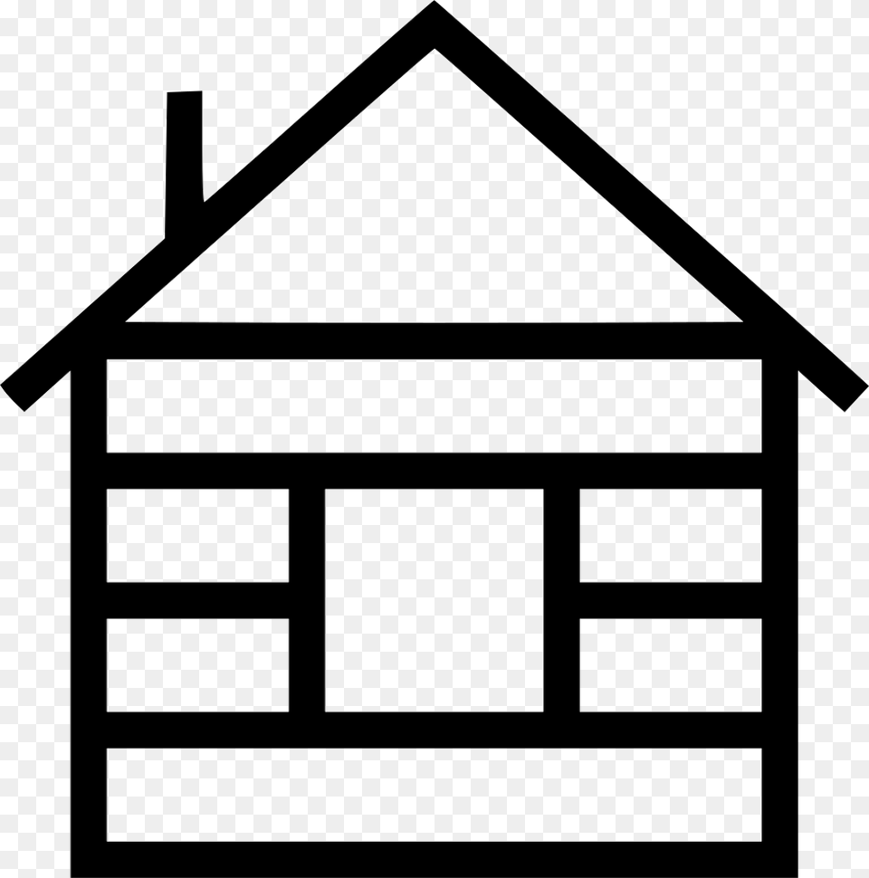 Wood Cabin Cabin Icon, Architecture, Building, Rural, Countryside Free Transparent Png