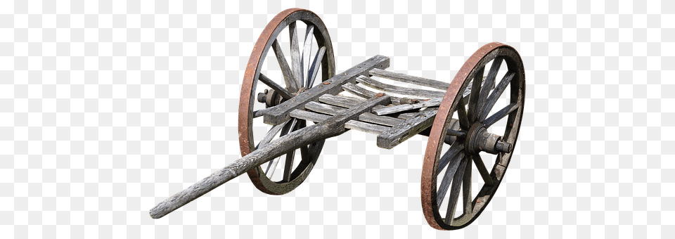 Wood Car Machine, Spoke, Wheel, Cannon Free Transparent Png