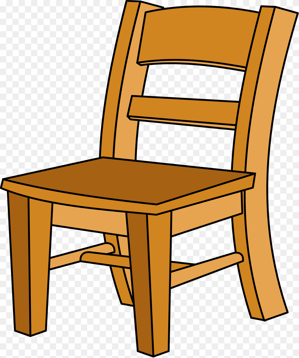 Wood Chair Clipart, Furniture, Device, Grass, Lawn Free Transparent Png