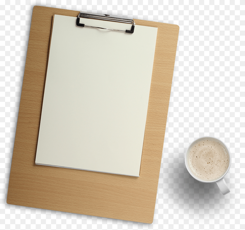 Wood Clipboard, White Board, Beverage, Coffee, Coffee Cup Png