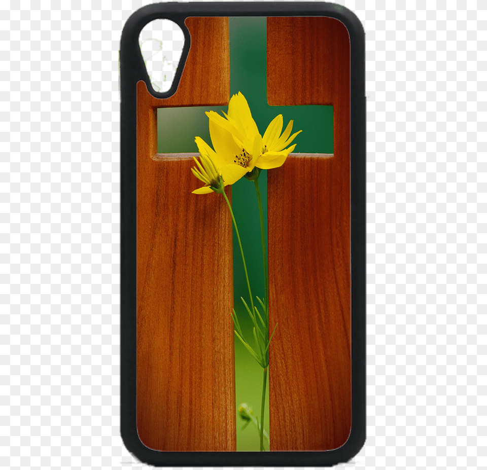 Wood Cross And Flower Cell Phone Case Dandelion, Petal, Plant, Symbol, Hardwood Free Png