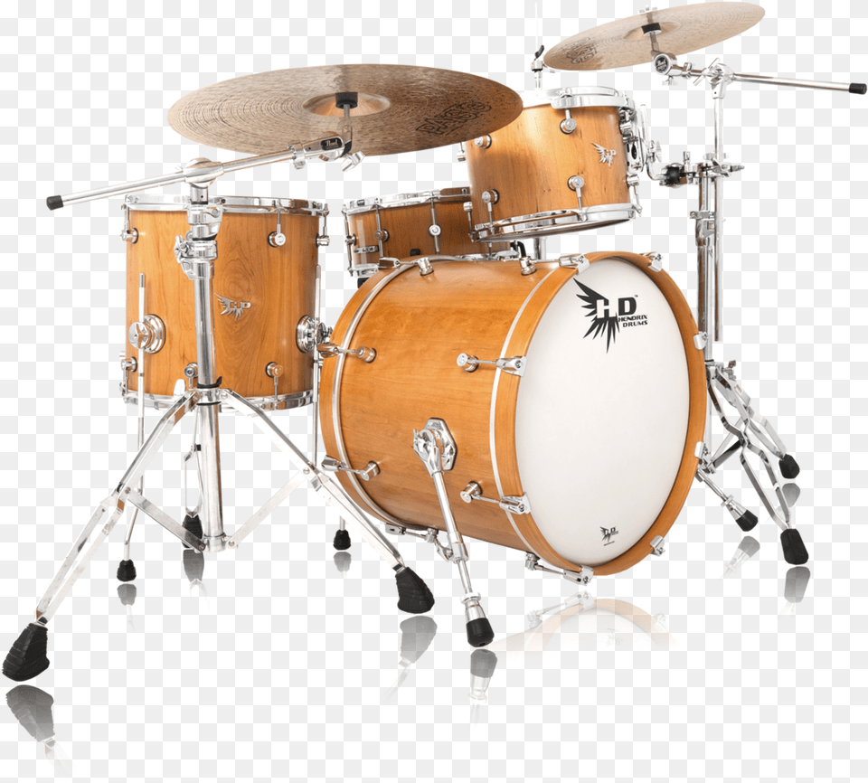 Wood Finish Drum Kit, Musical Instrument, Percussion Png Image