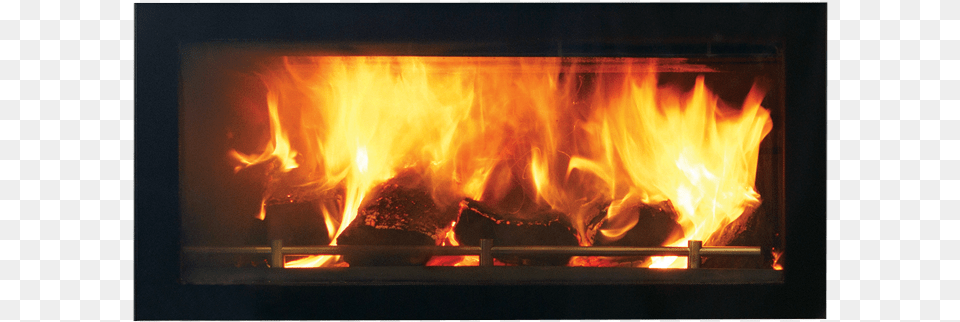 Wood Fire Firebed Built In Wood Fireplace Nz, Indoors, Hearth Free Transparent Png
