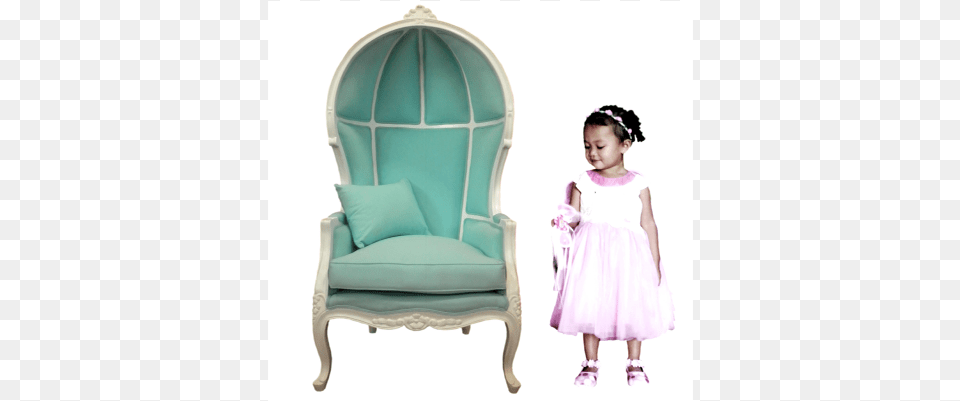Wood Frame Color Is Off White Water Base Color Chair, Furniture, Child, Female, Girl Free Png