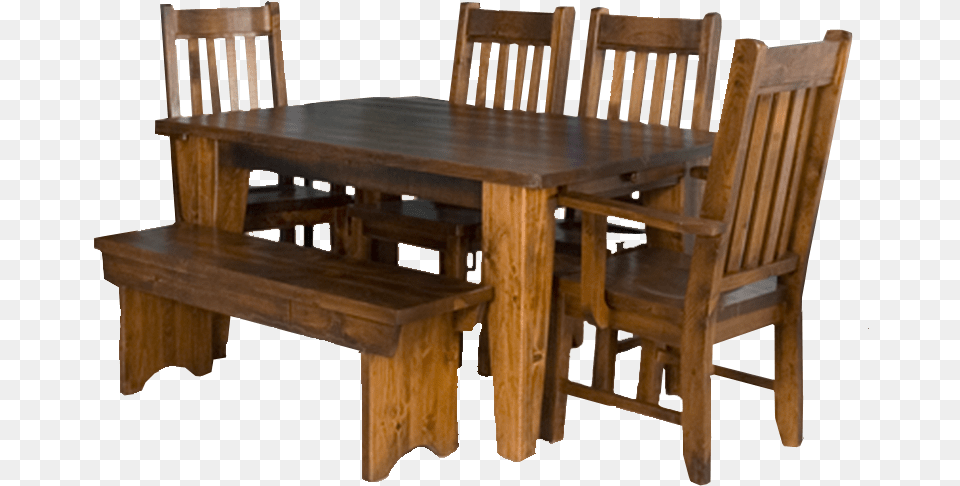 Wood Furniture Wood Table And Chair, Architecture, Room, Indoors, Dining Table Free Png