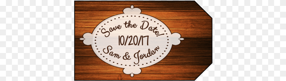 Wood Grain Quotsave The Datequot Gift Tag Save The Date, Calligraphy, Handwriting, Text Png Image