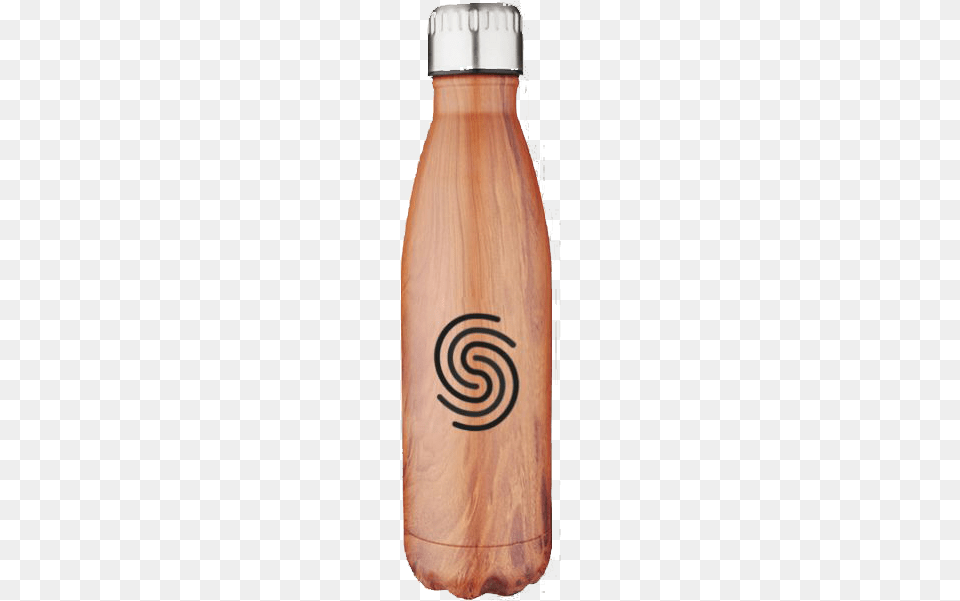 Wood Grain Stainless Bottle By Churchswag Water Bottle, Jar, Shaker, Water Bottle Free Transparent Png