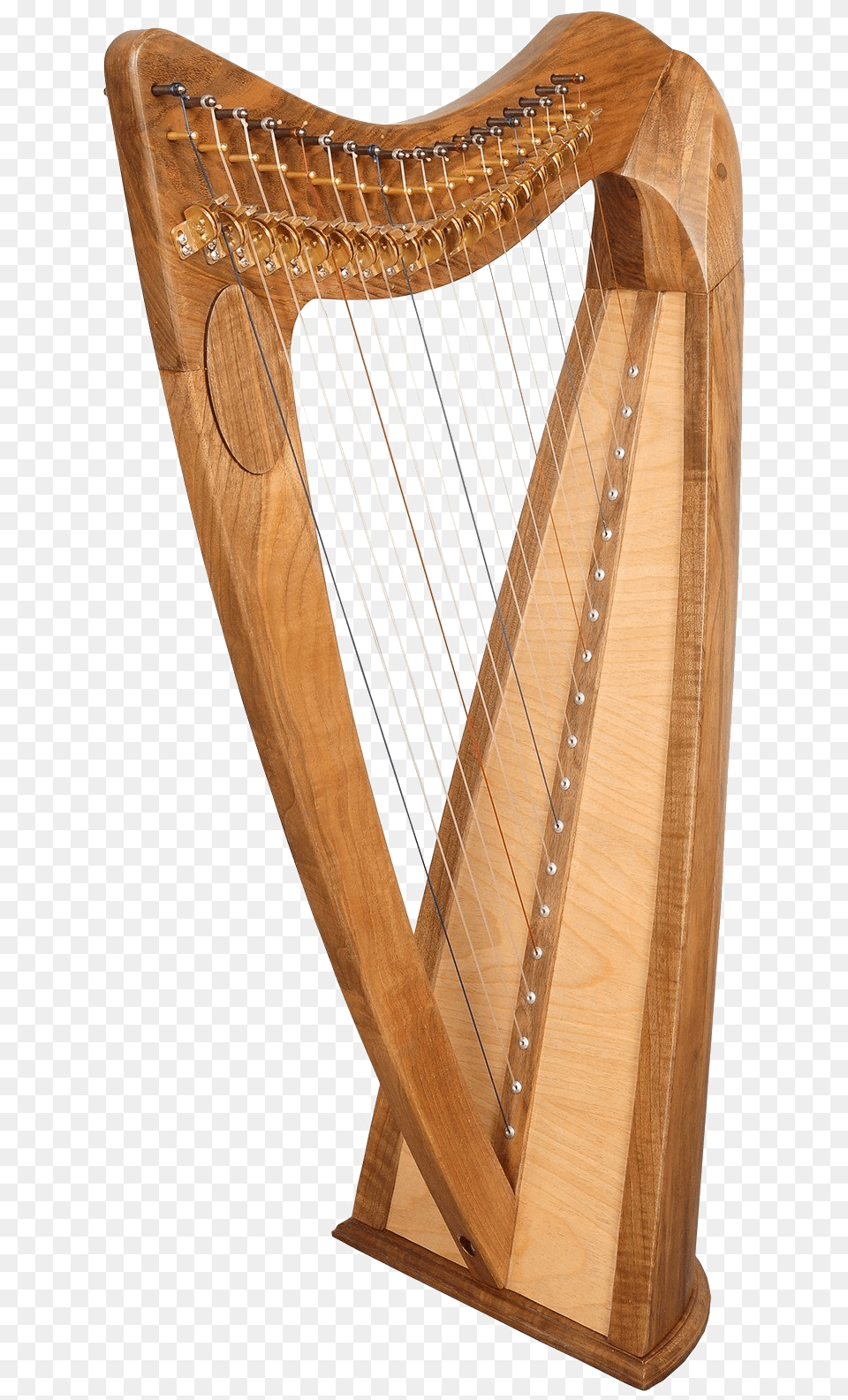 Wood Harp Clipart Celtic Harp 19 Strings, Musical Instrument Free Png Download