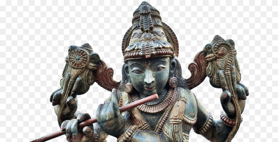 Wood Hindu God Statue, Figurine, Adult, Male, Man Png