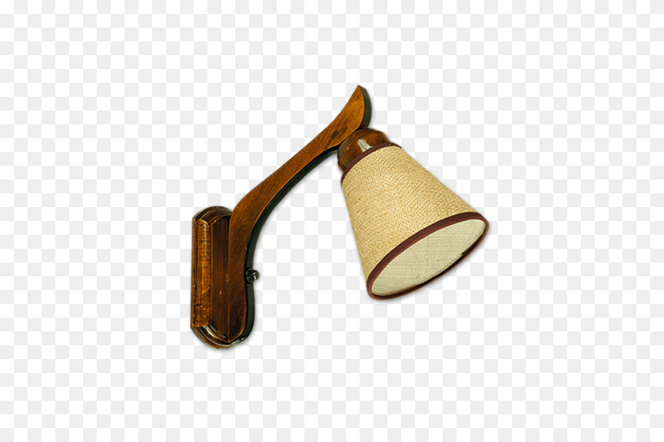 Wood Lamp With Burlap Screen Light, Lampshade, Smoke Pipe Free Transparent Png