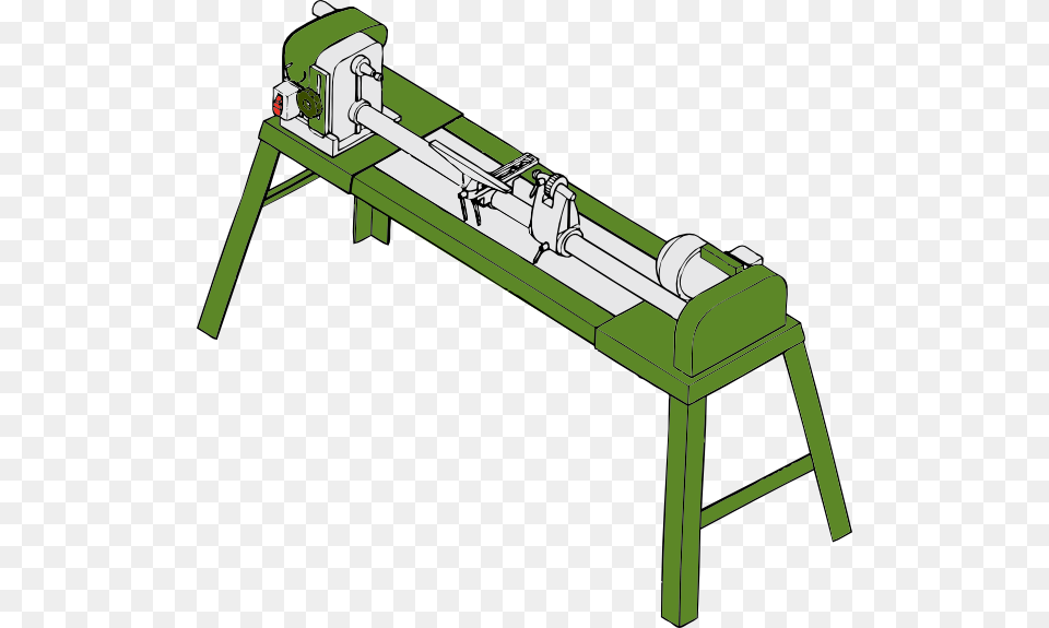 Wood Lathe Workshop Tools Clip Art, Bulldozer, Machine Free Transparent Png