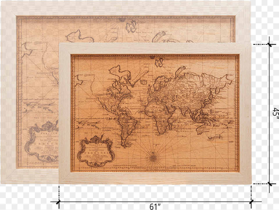 Wood Map Wall Decor Large Plywood Free Transparent Png