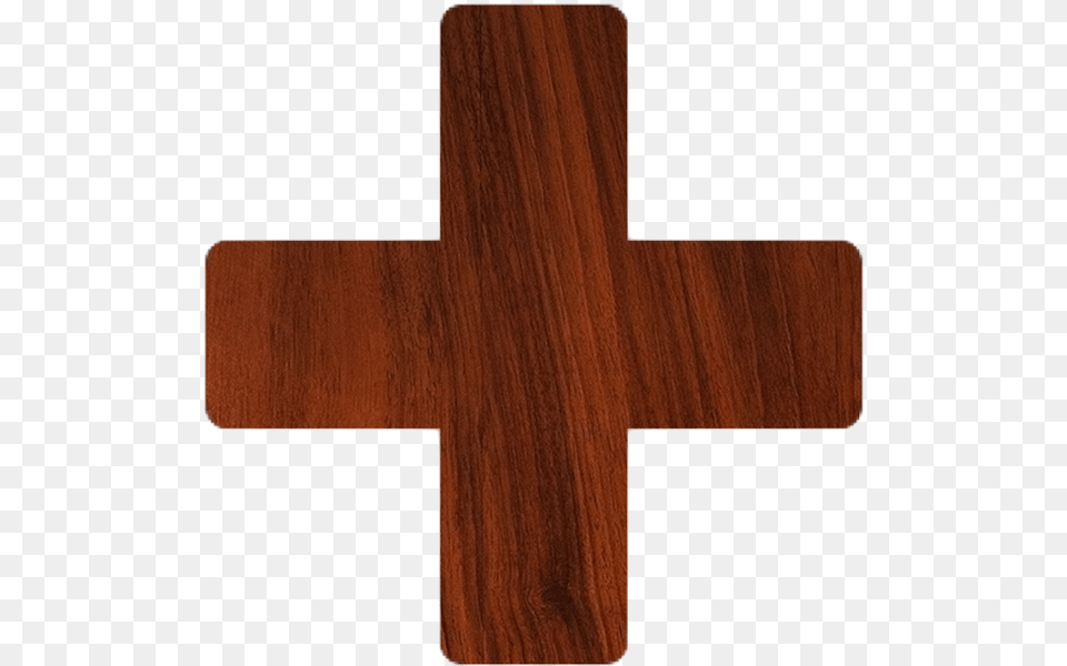 Wood Plus Sign, Cross, Hardwood, Symbol, Stained Wood Free Png