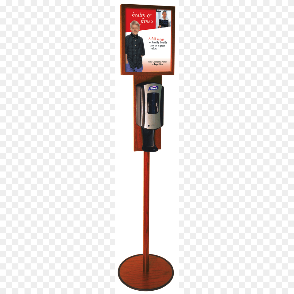 Wood Purell Hand Sanitizer Dispenser Stand, Person, Kiosk Png Image