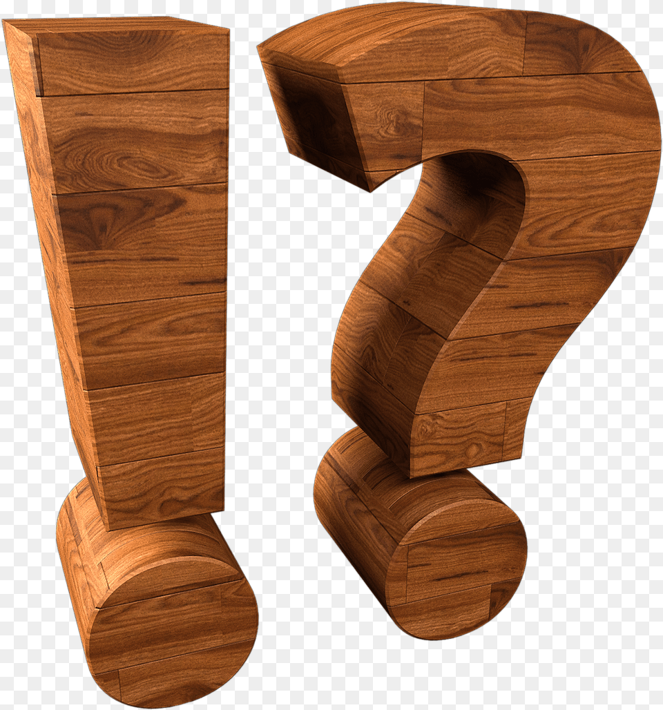 Wood Question Mark, Furniture, Hardwood, Text Free Png