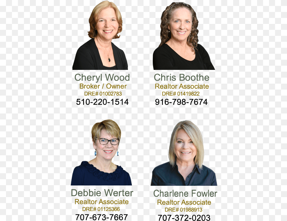 Wood Real Estate Agents Cheryl Wood Chris Boothe Photo Caption, Woman, Adult, Advertisement, Poster Png
