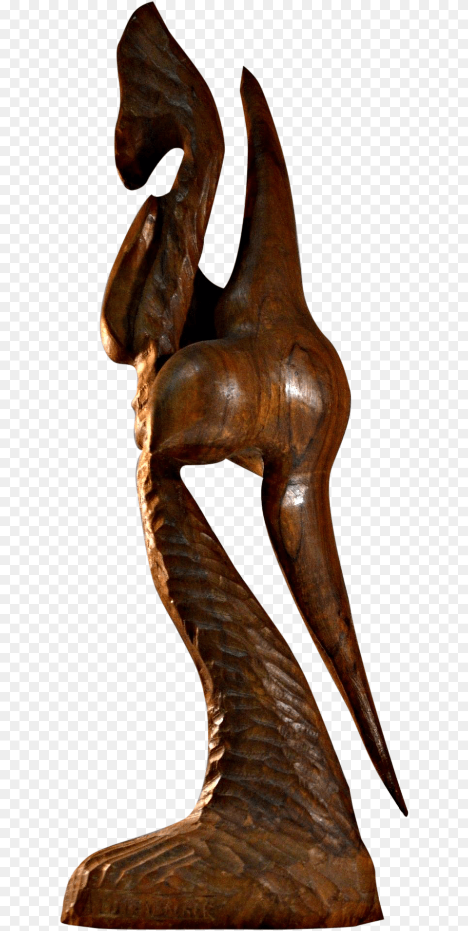 Wood Sculpture By Arthur Lutenbacher Wooden Sculpture, Bronze, Art, Blade, Dagger Free Png