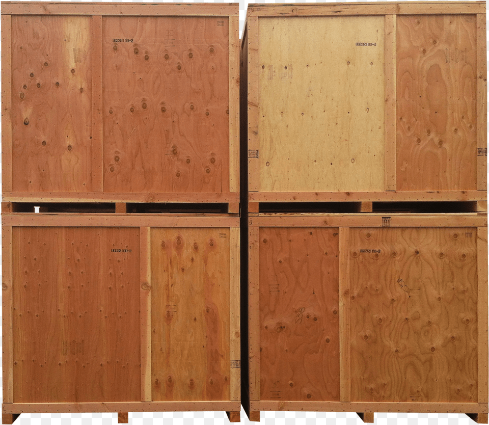 Wood Shipping Containers Custom Built To Order Locker, Plywood, Box, Crate, Indoors Free Png Download