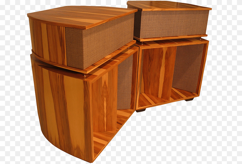 Wood Speaker Horn, Plywood, Box, Crate, Furniture Png Image