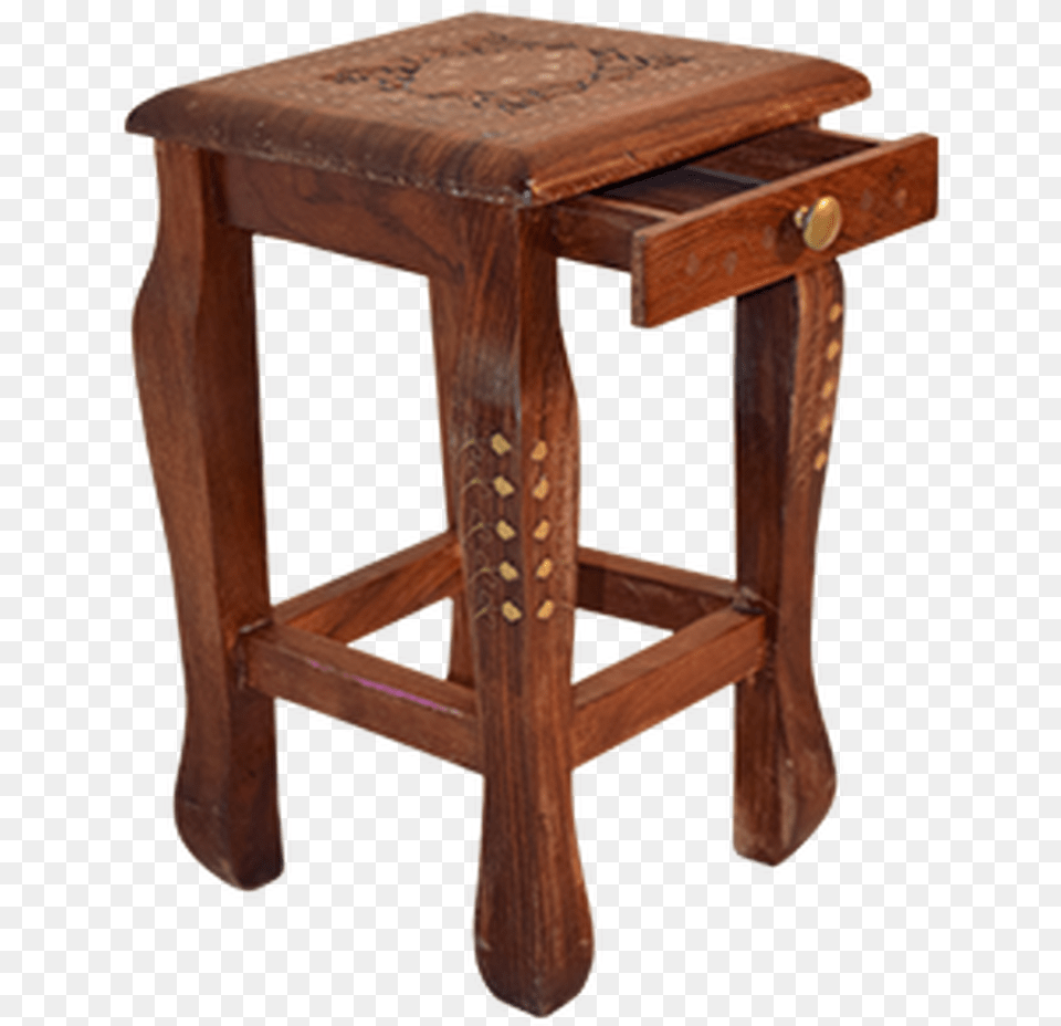 Wood Stool End Table, Bar Stool, Furniture, Mailbox Free Transparent Png