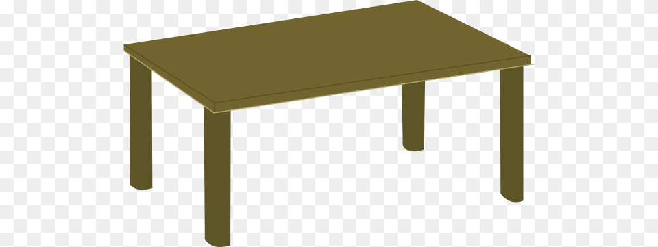 Wood Table Clip Art, Coffee Table, Dining Table, Furniture, Desk Free Png Download