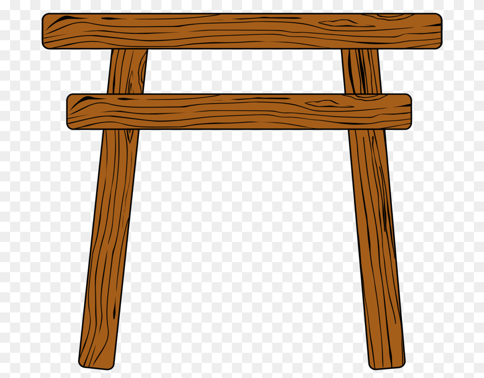 Wood Table Torii Gate Chair, Furniture Png Image