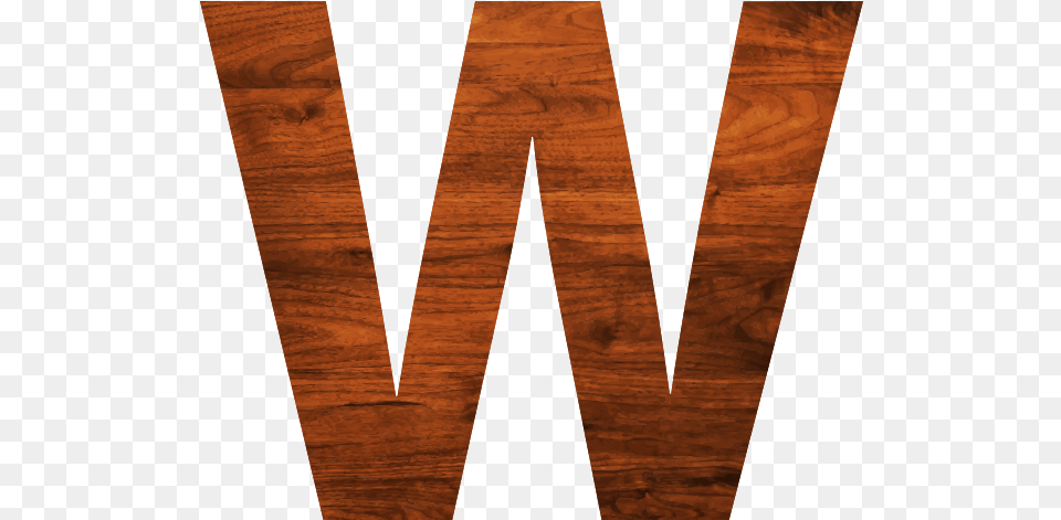 Wood Texture In Alphabet W Lumber, Hardwood, Plywood, Stained Wood, Floor Free Transparent Png