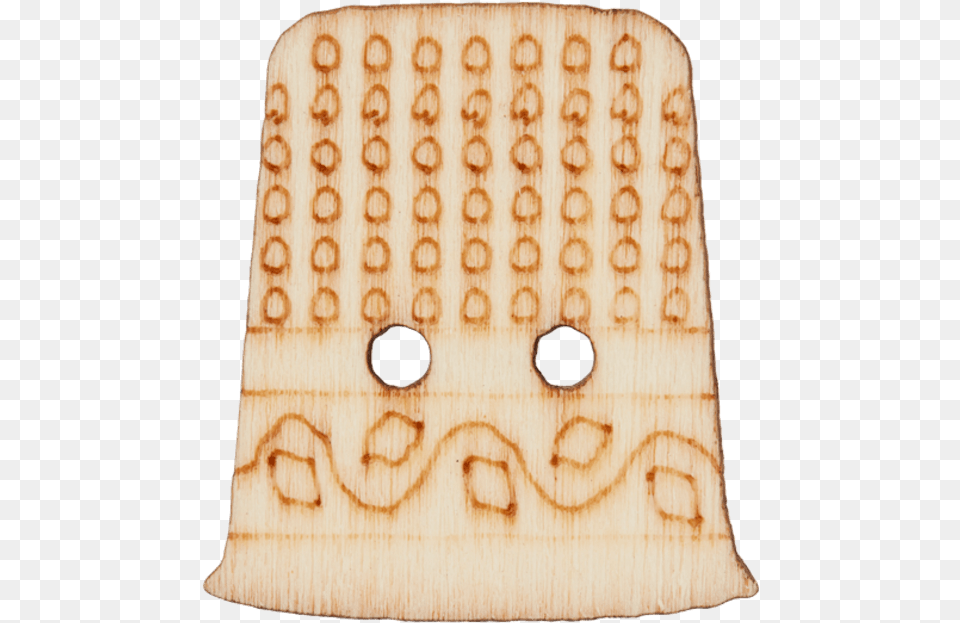Wood Two Hole Button Thimble Wood Png Image