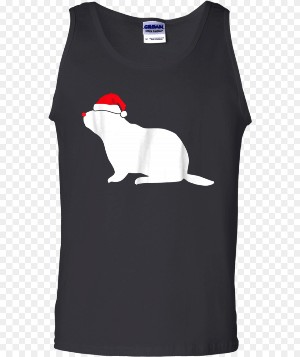 Woodchuck Tshirt Gift Santa Hat Christmas T Shirts Dog, Clothing, T-shirt, Person, Tank Top Free Png Download