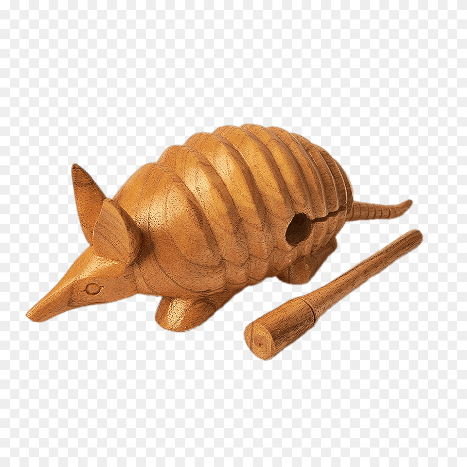 Wooden Armadillo Instrument, Animal, Mammal, Wildlife, Fish Free Transparent Png