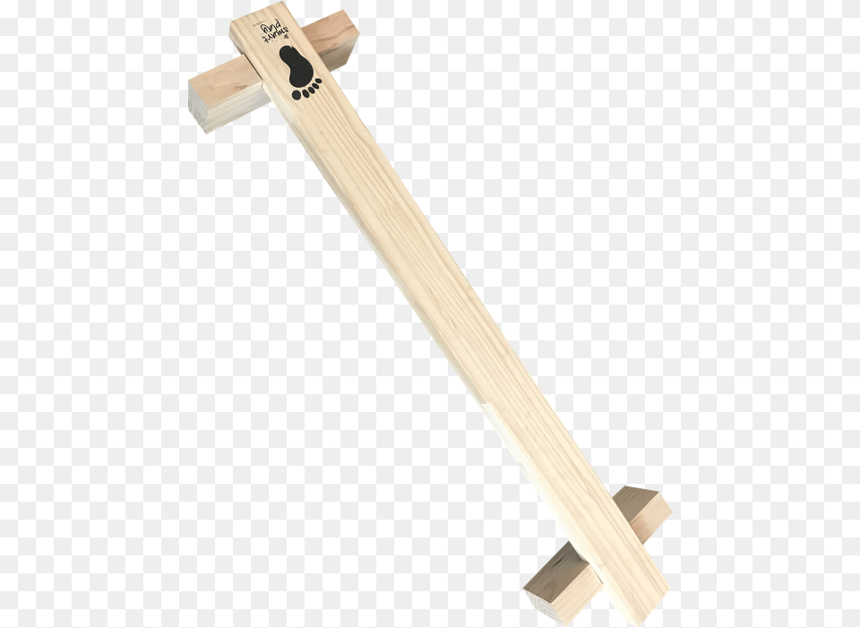 Wooden Balance Beam 1pc Hardwood, Cross, Sword, Symbol, Weapon Png