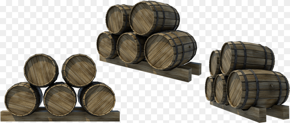 Wooden Barrels Backgrounds Definition Stack Of Wooden Barrel, Wood, Keg, Machine, Wheel Png Image