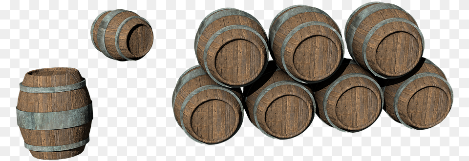 Wooden Barrels Barrel Wine Barrel Wine Circle, Keg Free Png Download