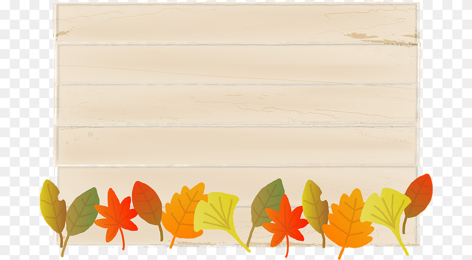 Wooden Board Autumn Leaves Clipart Maple Leaf, Plant, Tree, White Board Free Transparent Png