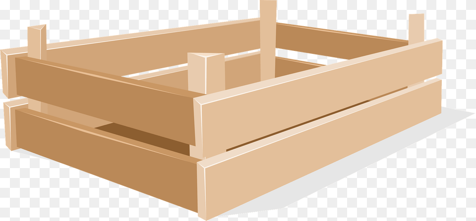 Wooden Box Clipart, Crib, Drawer, Furniture, Infant Bed Free Png Download